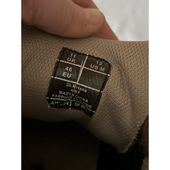 Dr Martens Doc Kurt Brown Leather Casual Driving Oxford Shoes Thick Stitch MN 12 - Picture 8 of 8